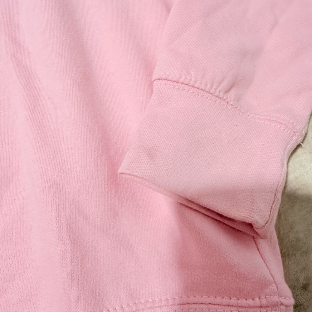 Pink Graphic Sweatshirt with Castle Design embroidered XS - Picture 6 of 7